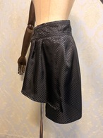ラップスカート付きタックワイドパンツ