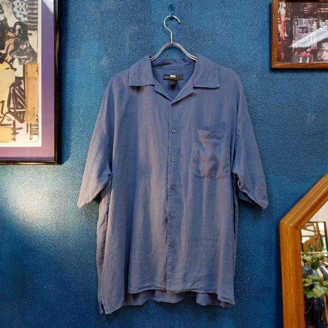 100% LINEN OPEN COLLAR SHIRTS