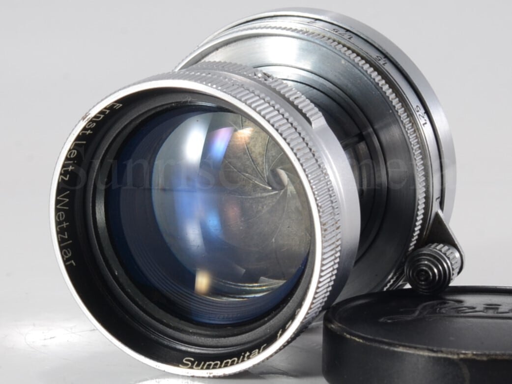 円形絞りタイプ】Leica Summitar 5cm F2 50mm L39 整備済 ライカ