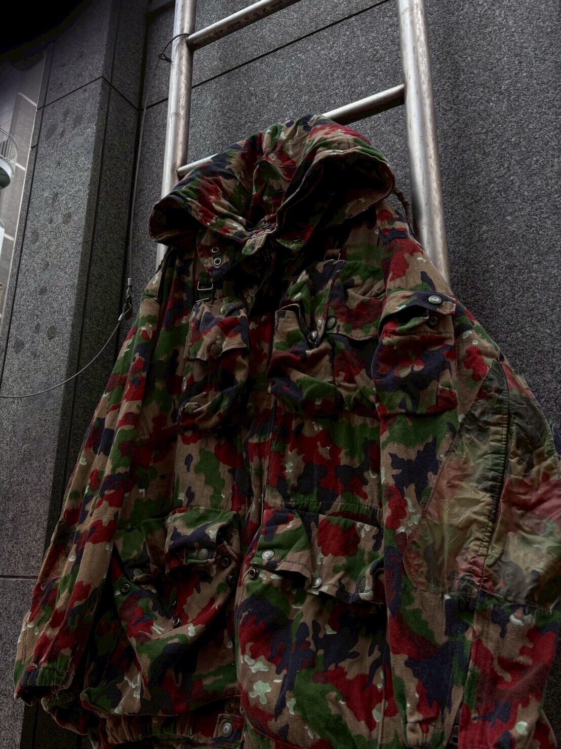 70s SWISS ARMY ALPEN CAMO M60 military jacket/70年代 スイス軍