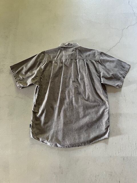 グレー×ブルーM：patagonia パタゴニア ワークシャツ シャンブレー