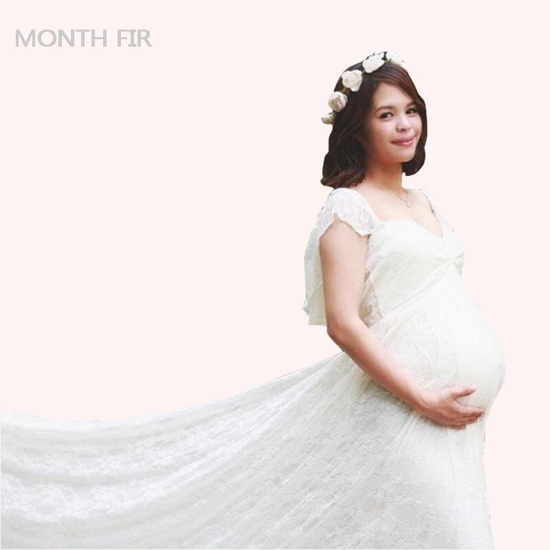 【新作】【送料無料】 レースロングマタニティポグラフィー小道具妊娠中のドレスポグラフィーマタニティドレスポーシュート妊娠中のドレスマキシガウン expec572410084725