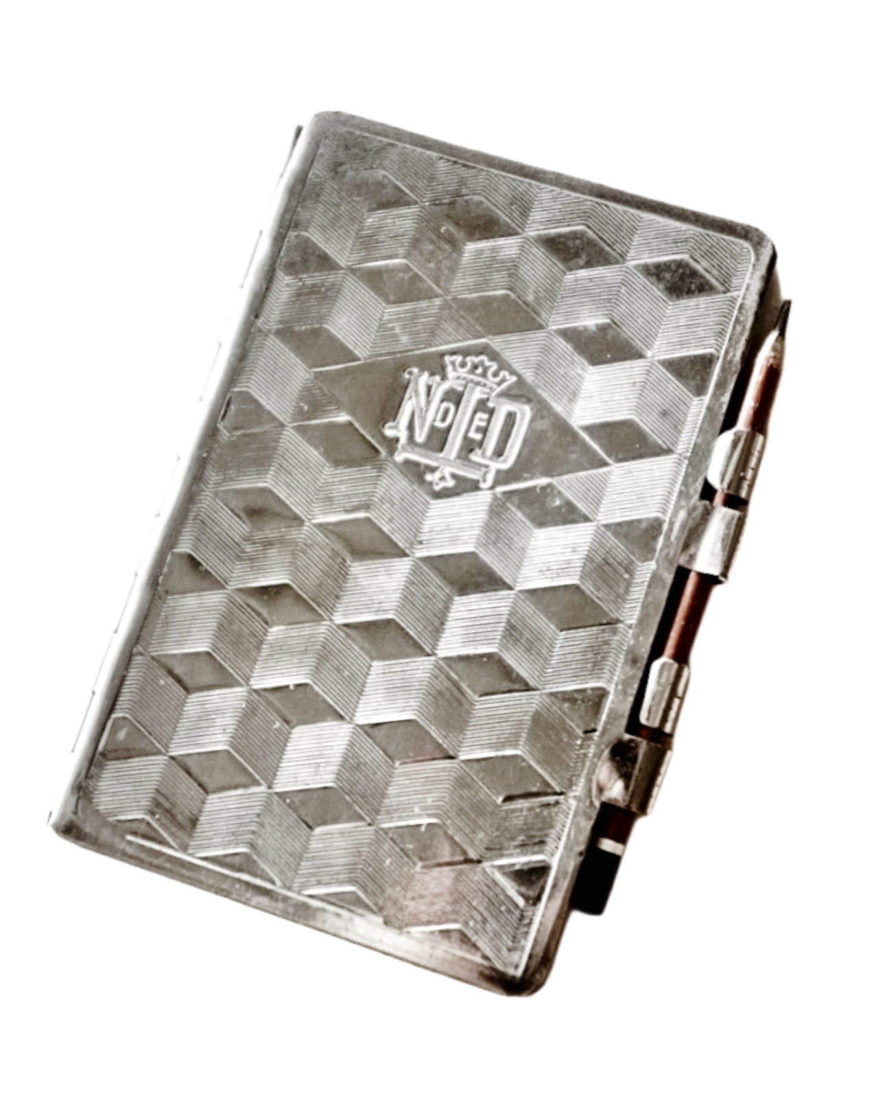 19世紀 フランス 銀の貴族と幾何学とカルネ・ド・バル 手帳 アンティーク