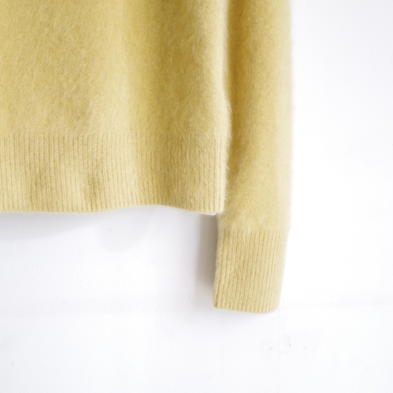 one f Fox Cashmere Puff Shoulder P/O