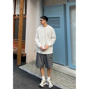 Batterup Layered Contrast Pocket Long Tee （レイヤード・コントラスト・ポケット ロンT）