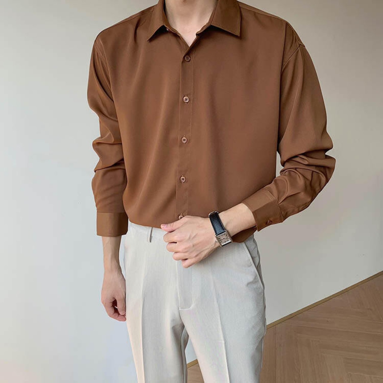 シンプルカラーシャツ　MT0160003