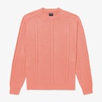 Cable Cotton Sweater(Coral)