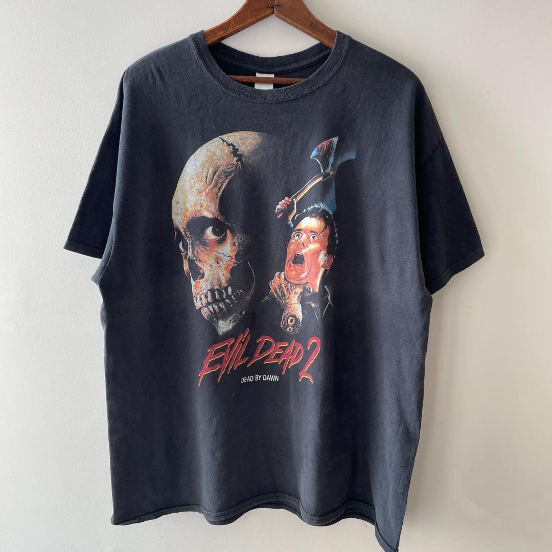 tGG224 Tシャツ ムービー ホラー映画 EVIL DEAD 死霊のはらわた2