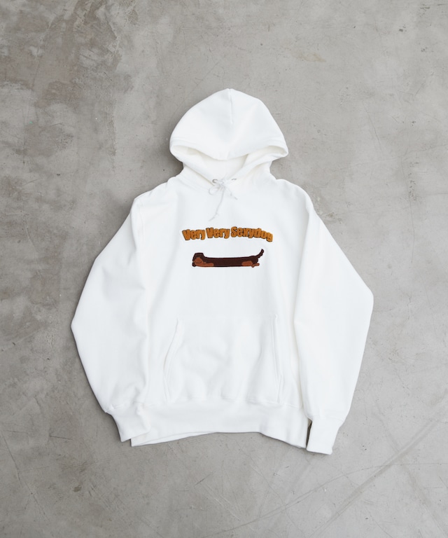 "Very Very Sexydog" HOODIE WHITE