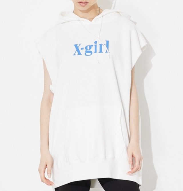 X-girl】SWEAT HOODED VEST スウェットベスト 【xgirl】【xg ...