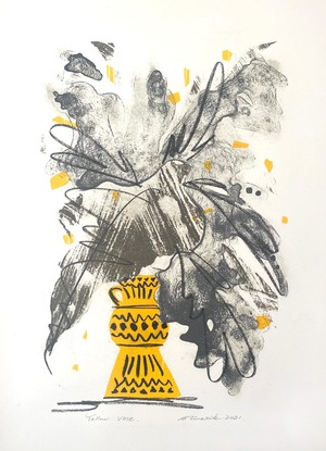 Yellow vase