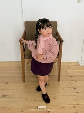 韓国子供服 / BANANA J / 26Autumn / パリ ピグメント スウェット / 秋服 / キッズ *XS~JS*