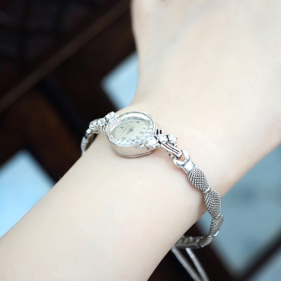 OH済 Tiffany & Co. ティファニー K14WG ダイヤモンド ジュエリー
