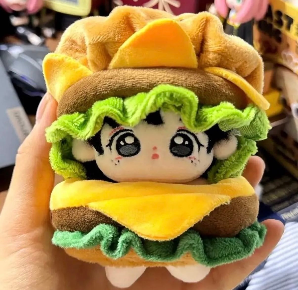 10cm用】【20cm用】ぬい服 推しぬい ハンバーガー チーズバーガー ぬい
