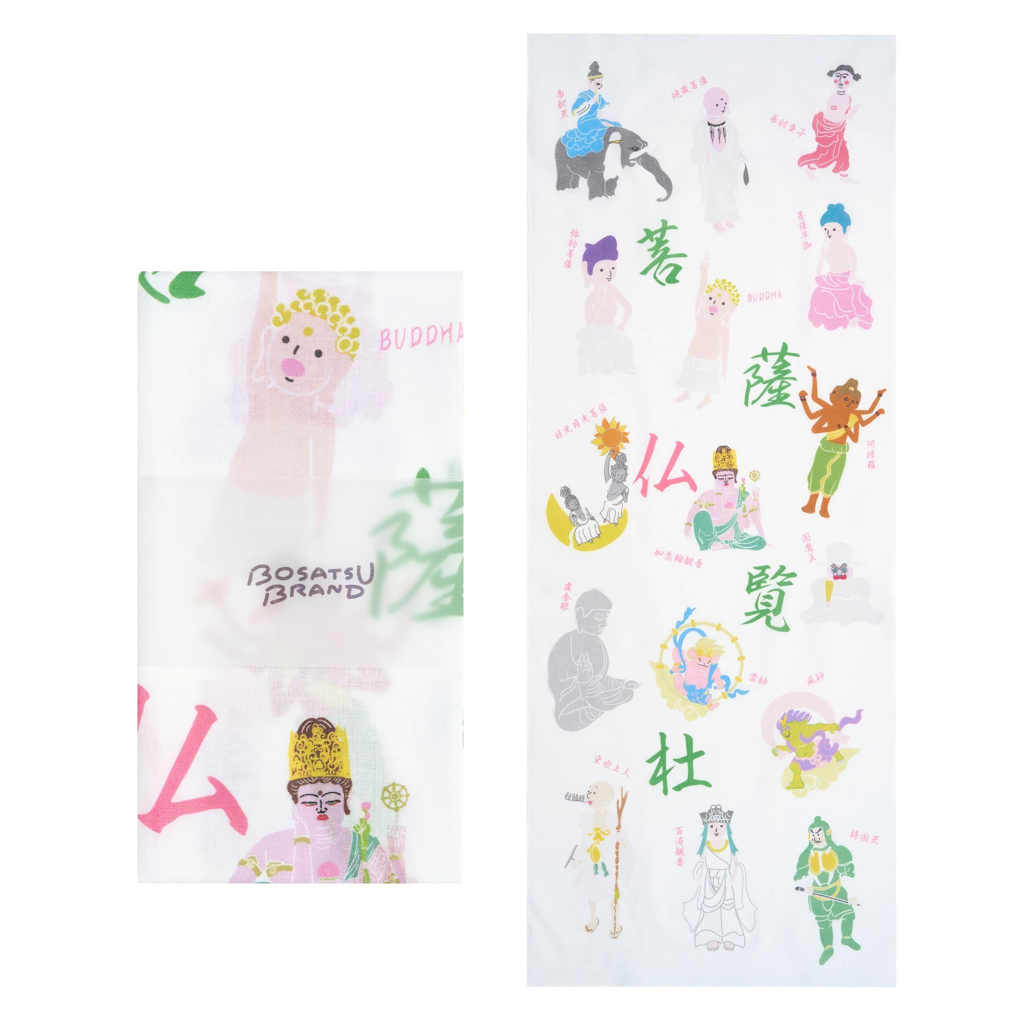 仏像手ぬぐい フルカラー 仏像 | BOSATSU BRAND｜ボサツブランドの
