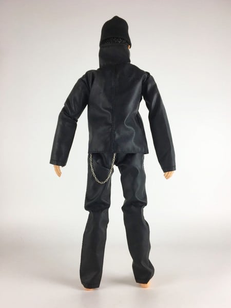 ドール服 1/6 男性用27 ブラックバイカーセット CC192 DF - 画像5