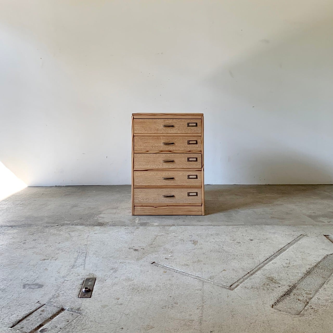 595　引き出し5杯　小引き出し　古道具　0595