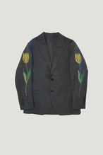 vintage tailored jacket-gray