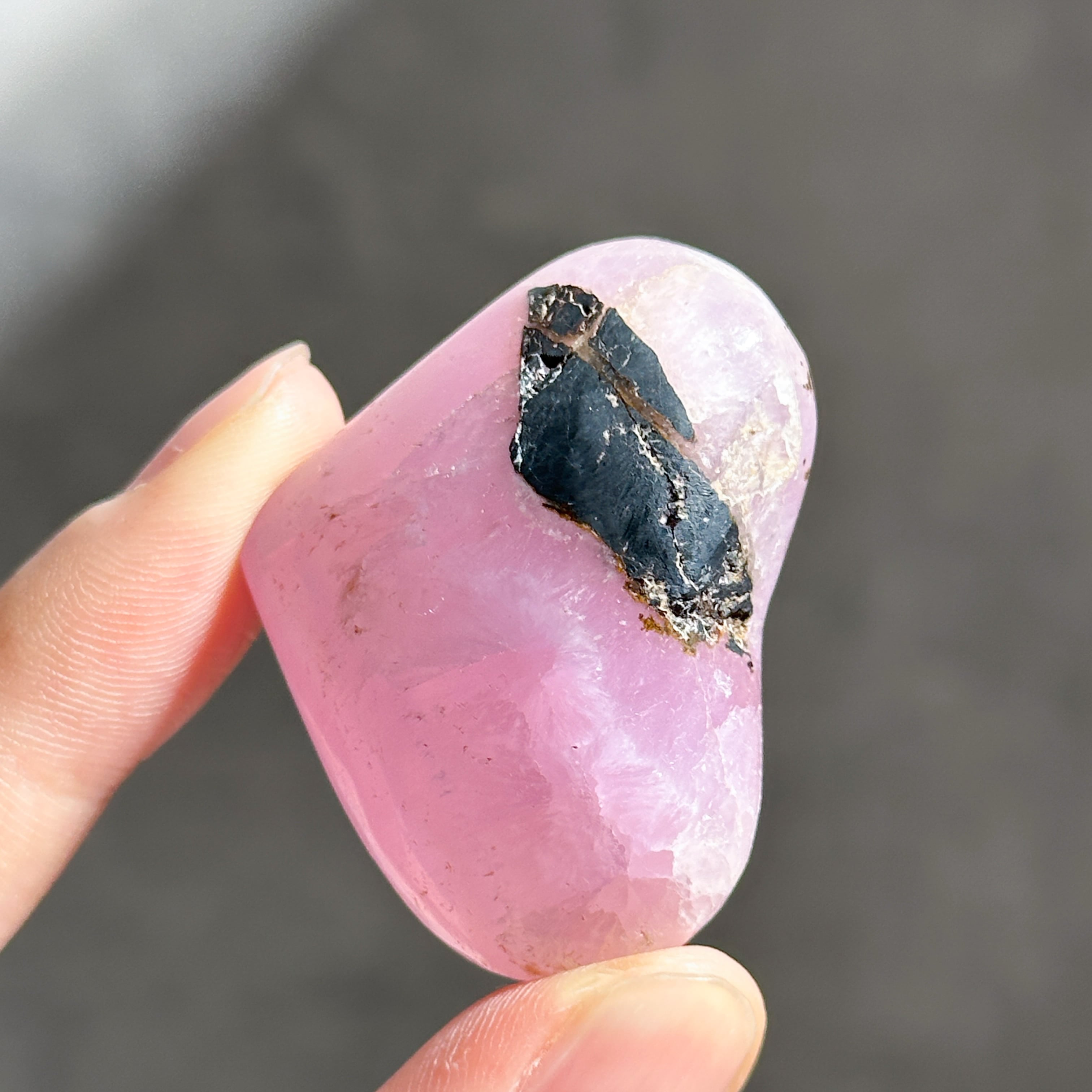 高品質　ピンクアラゴナイト　ハート　天然石　レアストーン　恋愛運 ピンクアラゴナイト ハート63◇ Pink Aragonite ◇天然石・鉱物