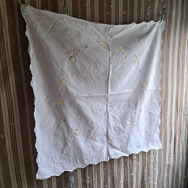 ヨーロッパ 刺繡クロス used [510017]