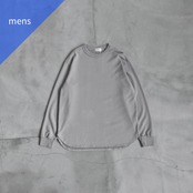 RINEN | 40/2スーピマ裏毛 裾ラウンドクルーネック