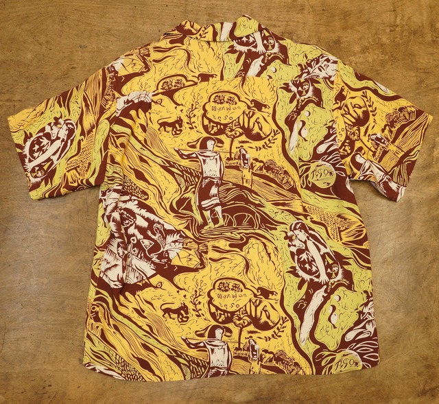 2736R1 SUN SURF サンサーフ KEONI OF HAWAII M32881 アロハシャツ 