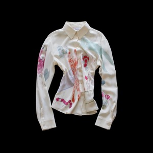 Subin Kim/ Hand-painting Art on Vintage Blouse (Type A)