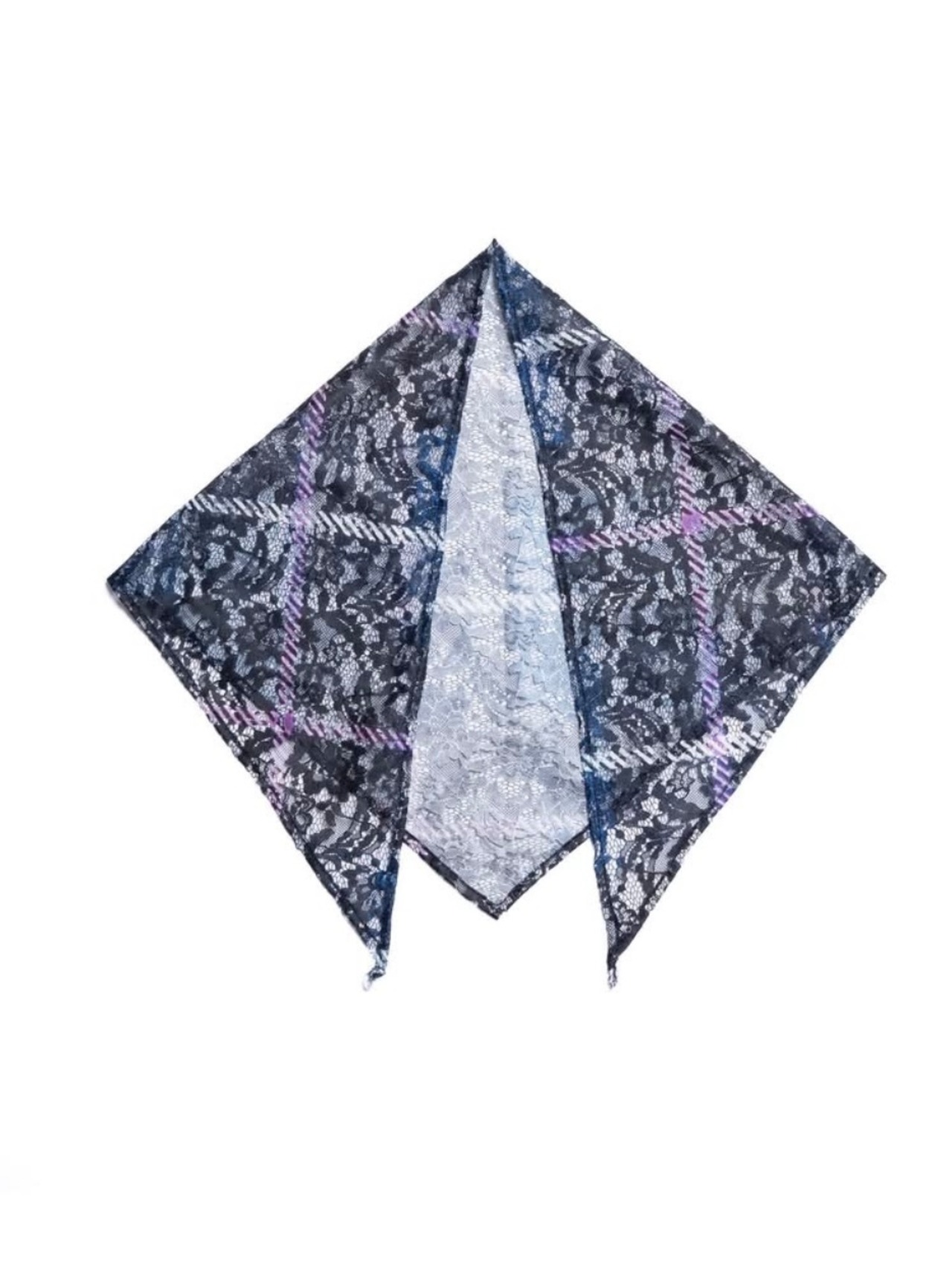 【25AW】NONTOKYO ノントーキョー /  レース長袖シャツ&レーススカーフ - 6