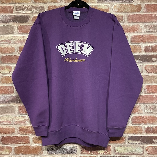 【DEEM HARDWARE】purple sweat/XL