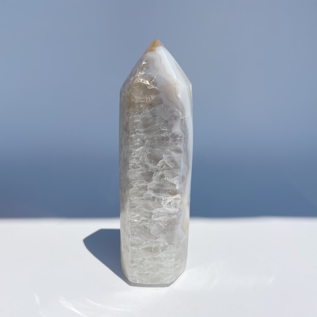 アゲート×クリアクォーツ タワー型01◇Agate× Clear Quartz◇天然石・鉱物・パワーストーン