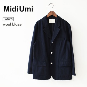 MidiUmi [ミディウミ] wool blazer [3-770258] ウール ブレザー・メンズライク・カジュアル・きれいめ・LADY'S [2026AW]