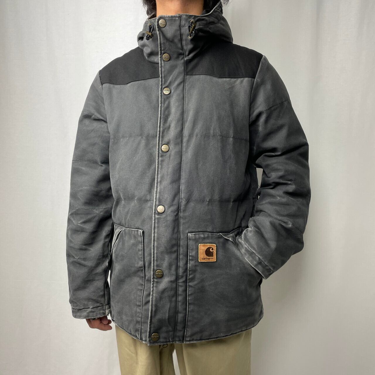 00年代 Carhartt カーハート ダック地 DOUGLAS JACKET メンズL相当 古着 00s Y2K 中綿入り ヴィンテージ  VINTAGE チャコールグレー【ワークジャケット】/グレー | cave 古着屋【公式】古着通販サイト