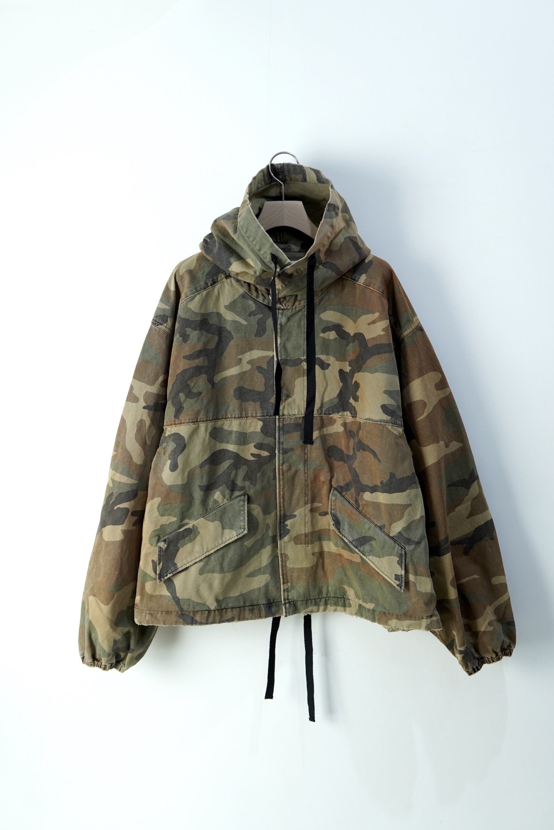 ANCELLM CAMO 小さけれ HOODIE JACKET