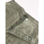 70s US ARMY OG-107 COTTON SATEEN BAKER PANTS Size W36L31→W34L29
