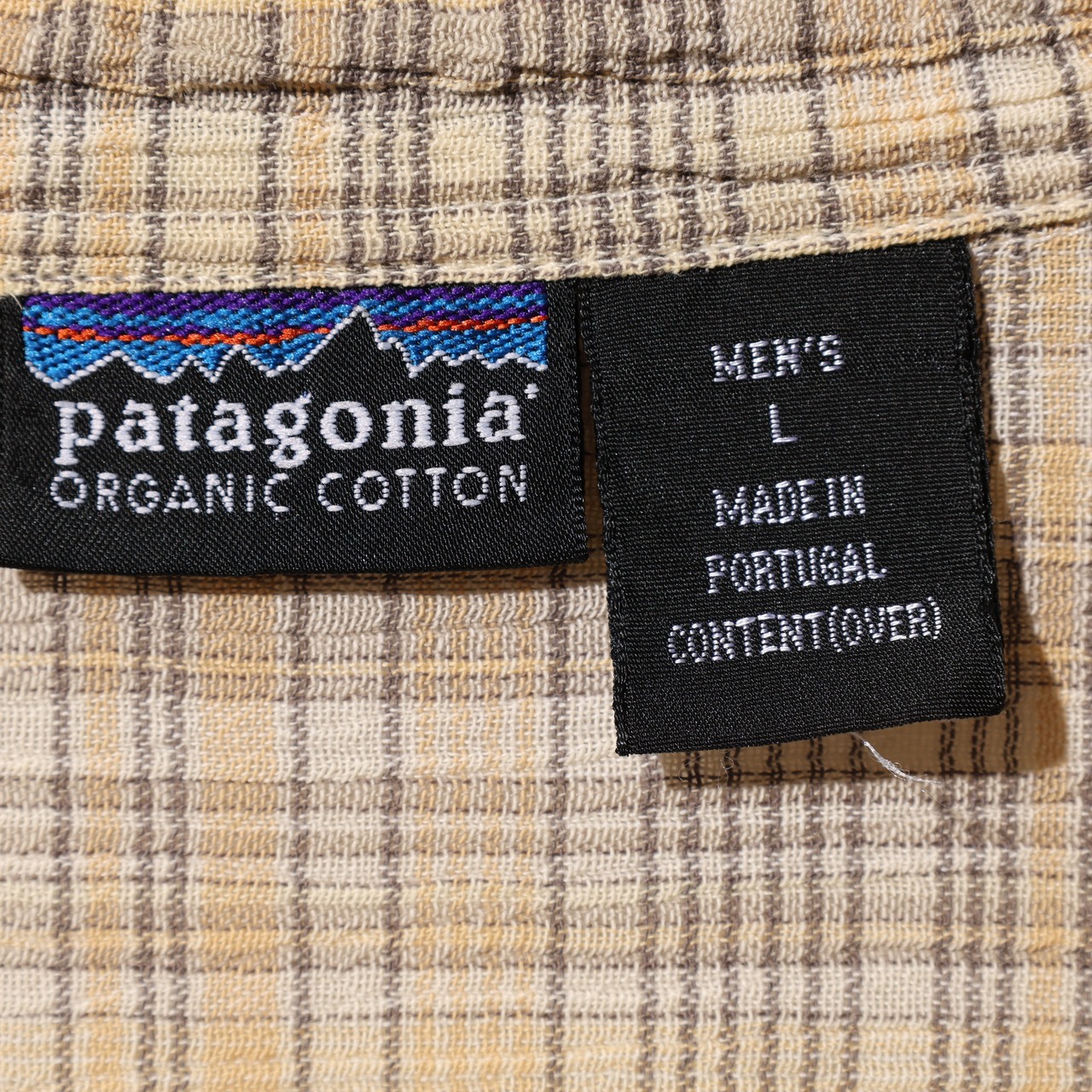美品 L 03年 Portugal A/C Yarn Dye Shirt Patagonia ACシャツ ヤーンダイ パタゴニア ポルトガル製