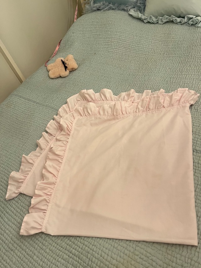 ベビーピンクのテーブルクロス（230919）