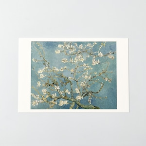 ゴッホ　アートポストカード　花咲くアーモンドの木の枝