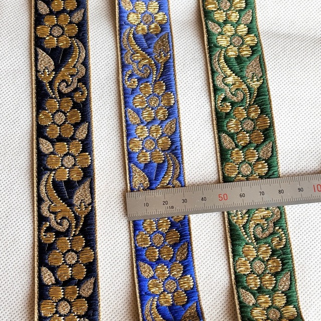 インド刺繍リボン 【10センチ単位】