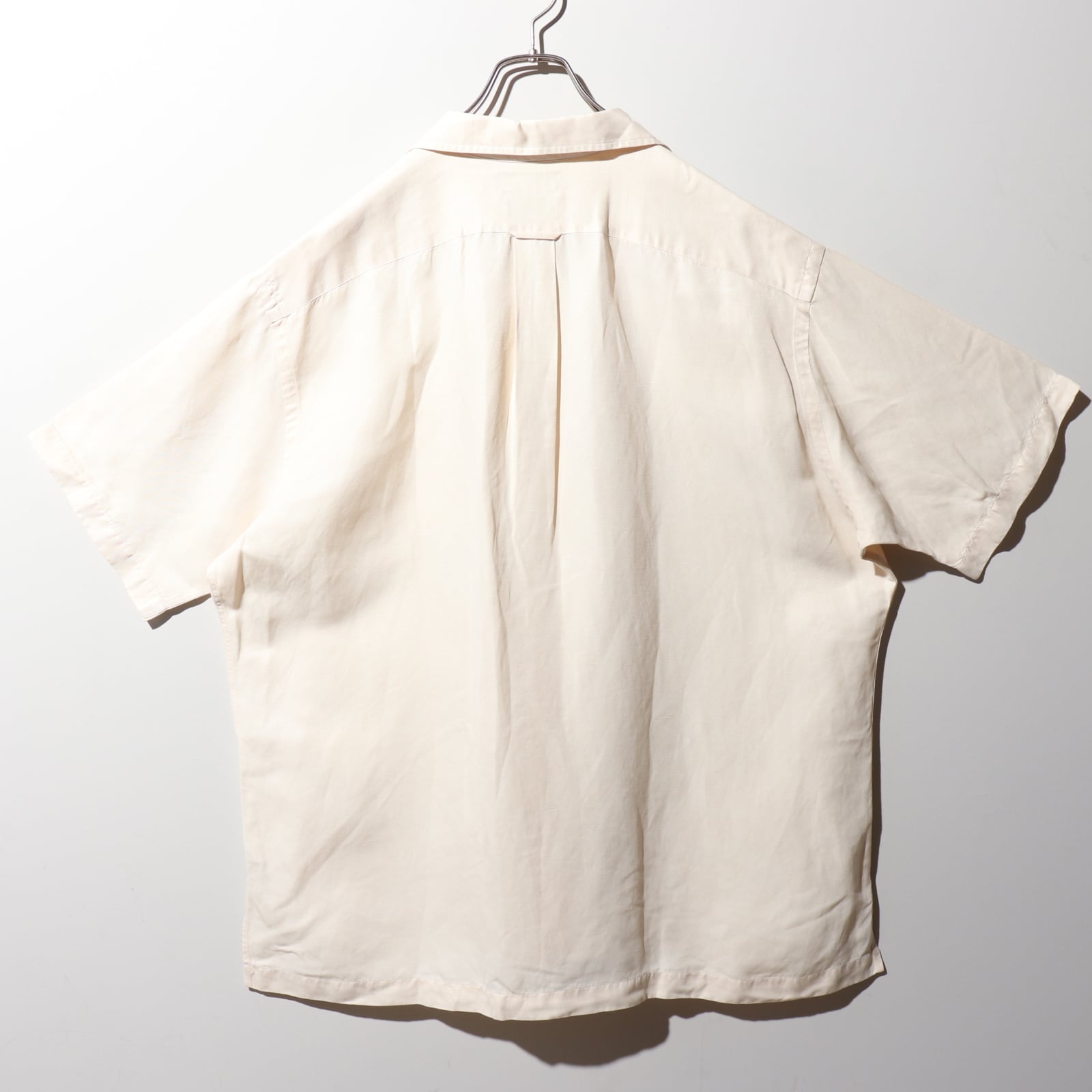 極美品 XL オフホワイト Caldwell シルクリネン ポロラルフローレン