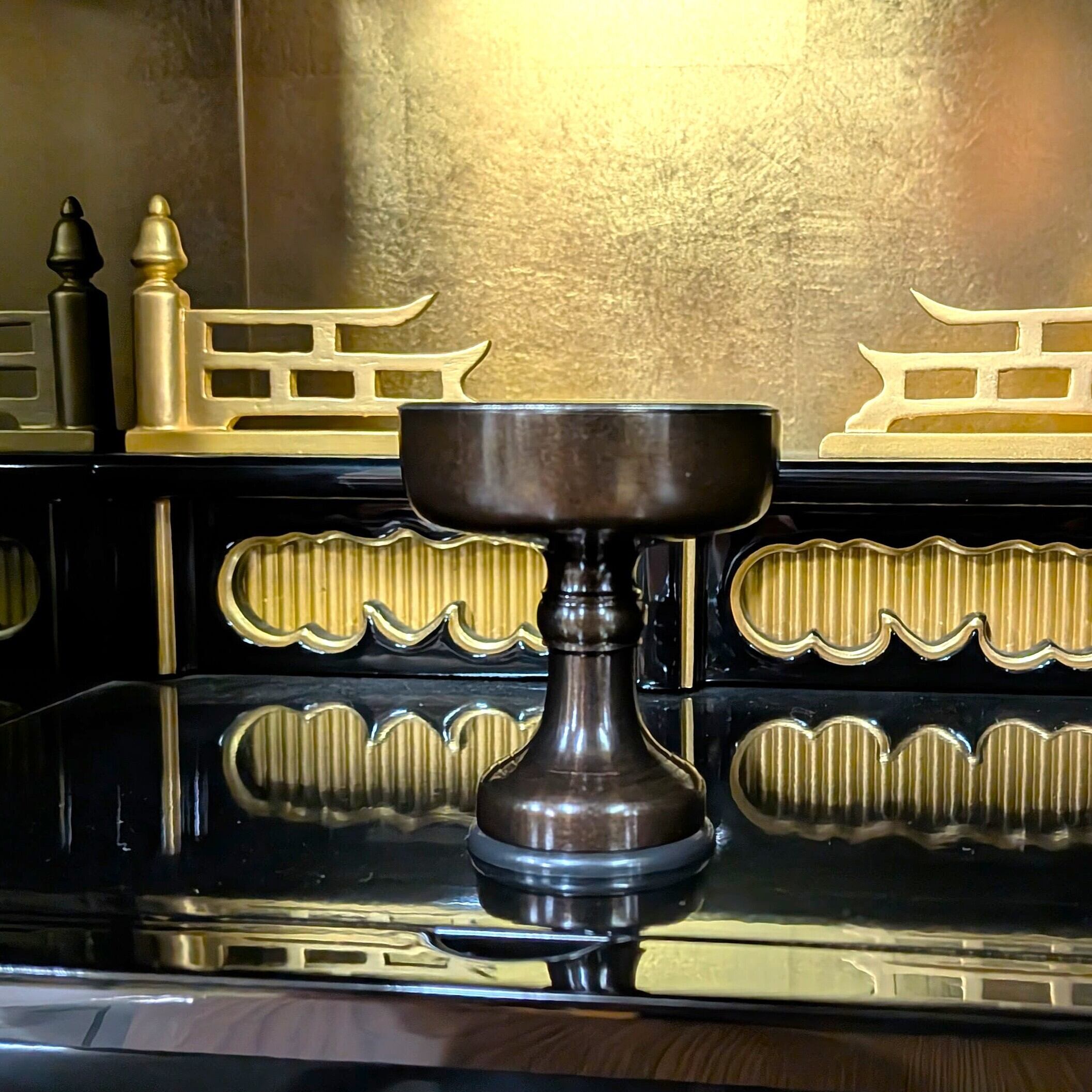 仏飯器 色付き ＃12 高さ5cm 直径4.5cm 送料別 真鍮製 ステンレス皿付
