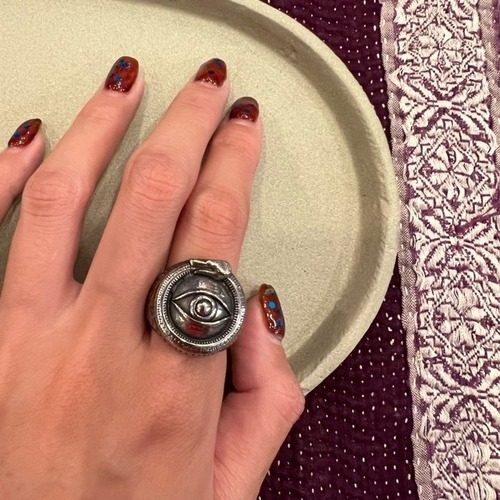 TOPANGA Jewelry　Eye Ring　Size  17 20 22 アイリング　指輪　リング　eye　アイ　目