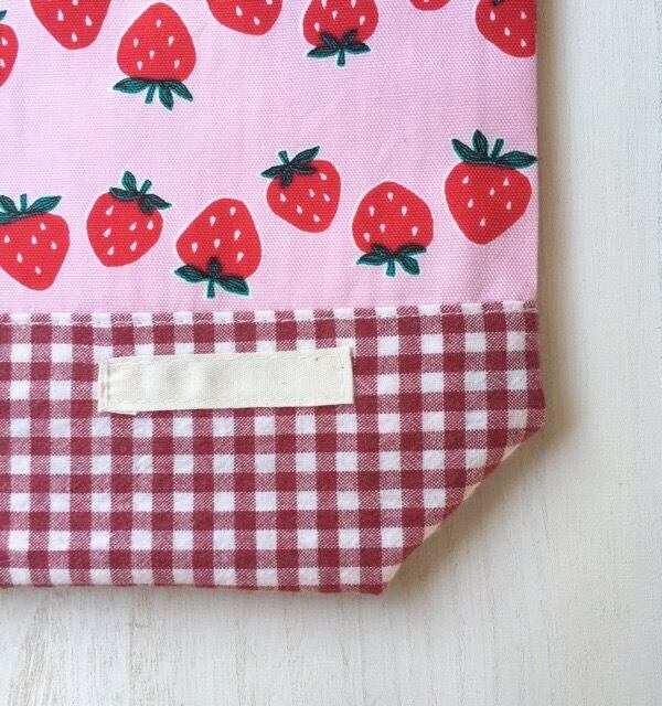 みかん様　確認用　いちご　ピンク　ランチョンマット　20×30 コップ袋 みかん様 確認用 いちご ピンク ランチョンマット 20×30 コップ