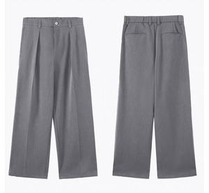 タックワイドパンツ