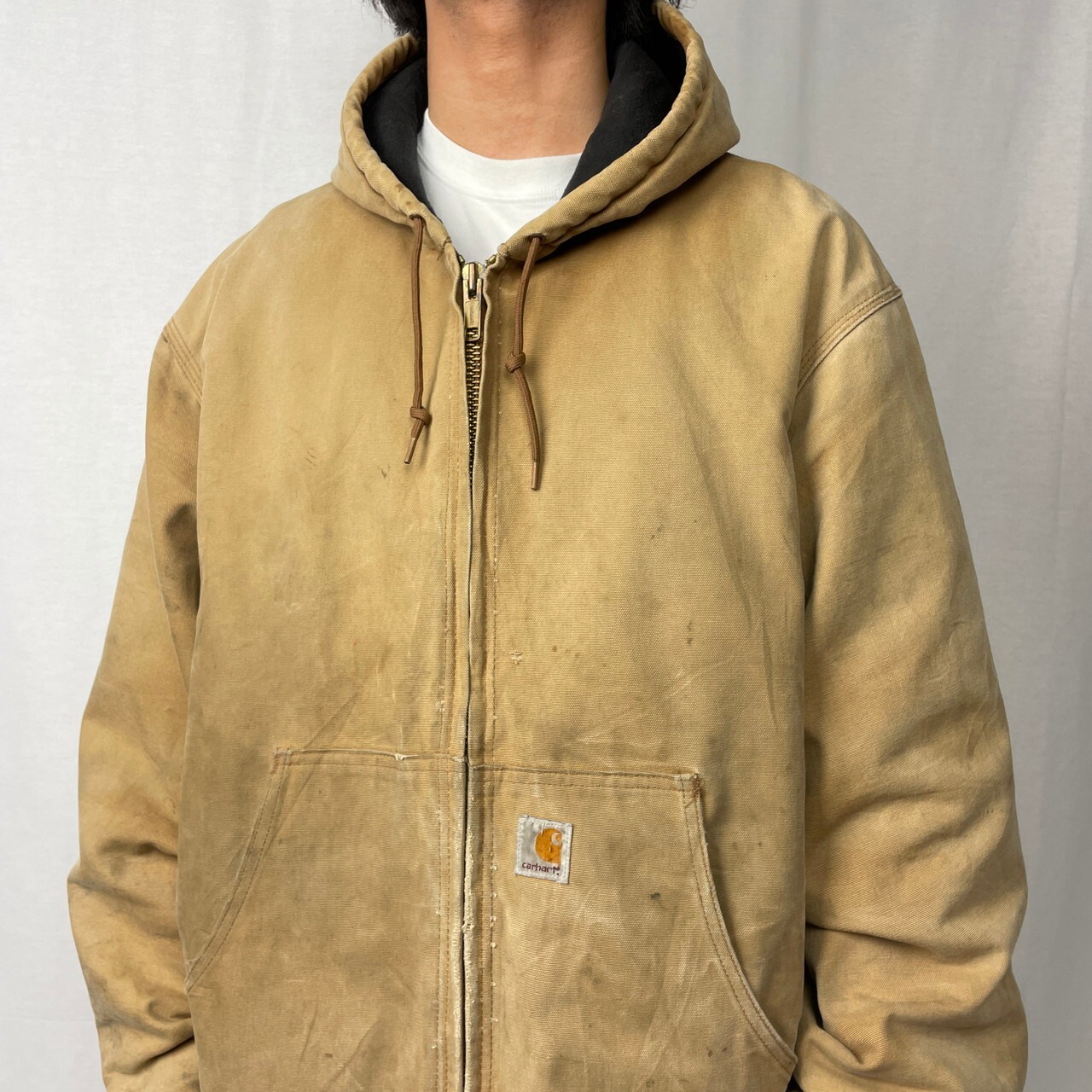 90年代 USA製 Carhartt カーハート ダック地 アクティブジャケット 