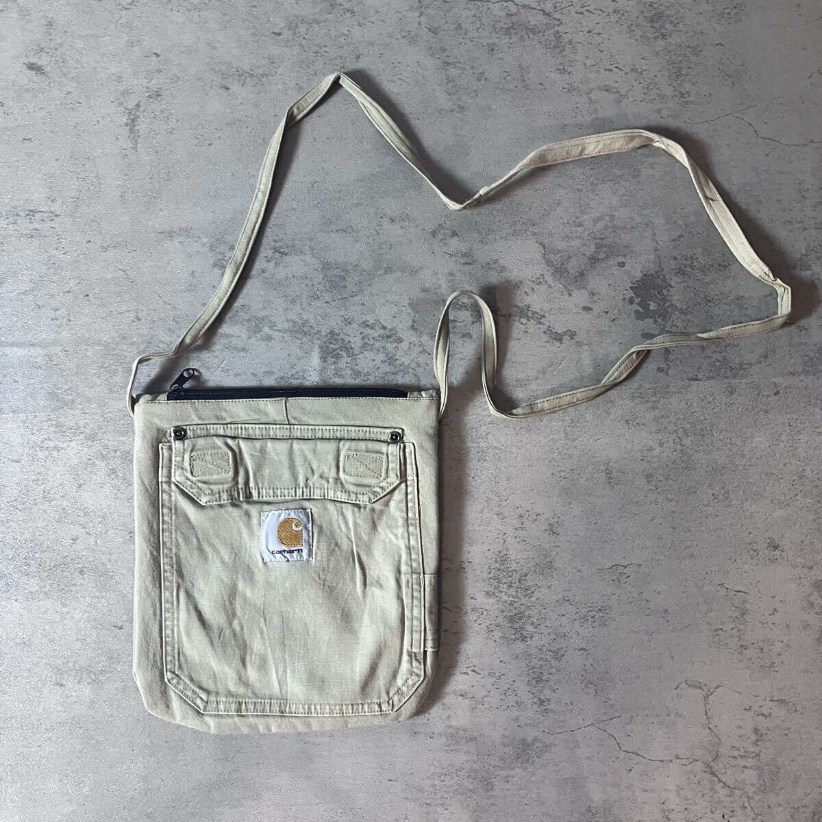 Carharttリメイクバッグ サコッシュ ワーク ショルダーバッグ
