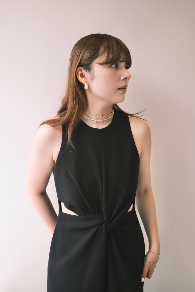 louren   waist twist combinaison ウエストツイストコンビネゾン　Black