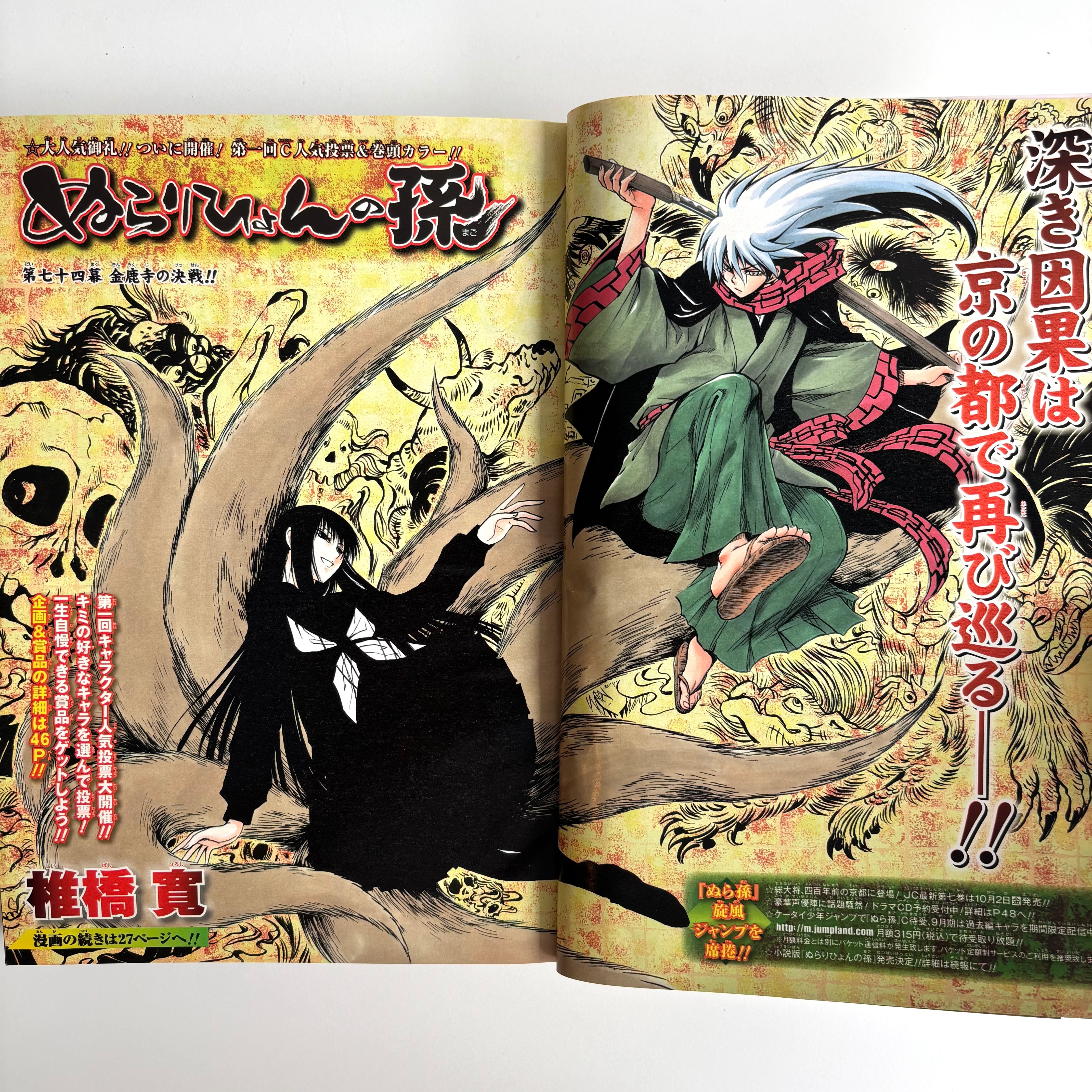 週刊少年ジャンプ 2009年 43号 集英社 バクマン 表紙 ぬらりひょんの孫