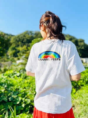 Kanahu Peeps T-shirts B [ white]
