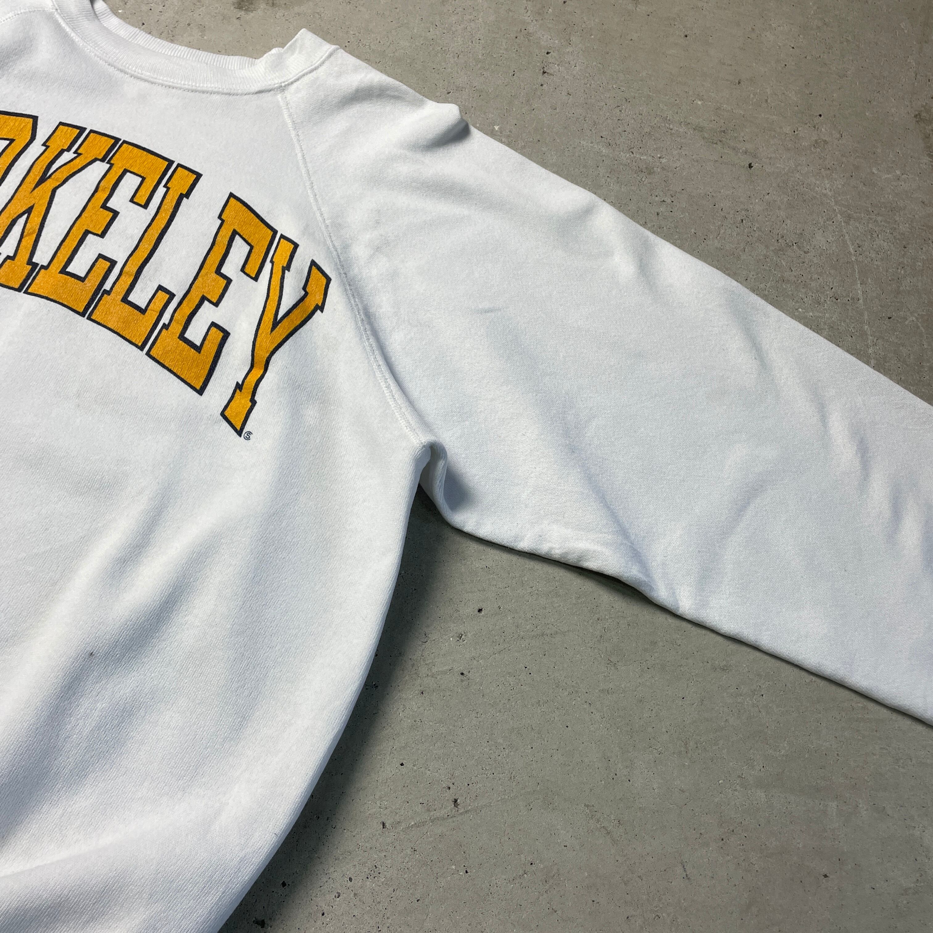 USA製 80年代 BERKELEYカレッジロゴ プリント ラグランスリーブ