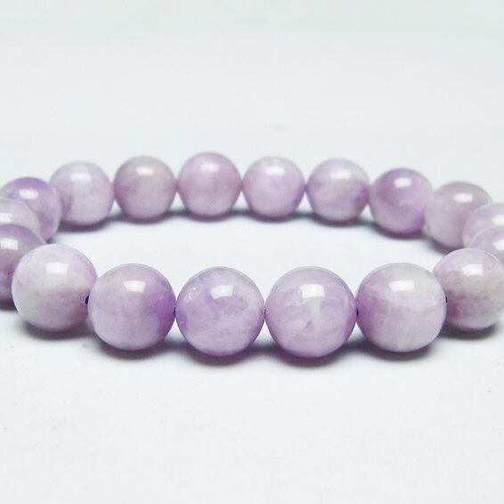 クンツァイト ブレスレット 11mm ミルキークンツァイト ブレス 一点物 メール便可 [M便 1/10] 111-46404